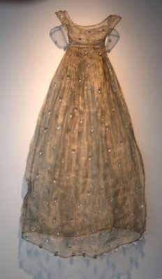 At the Musee 1, a glass dress
