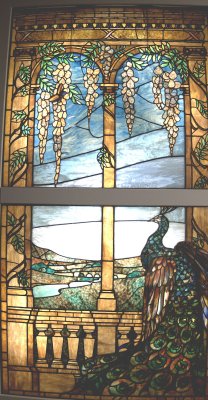 At the Musee 3, a William Morris window