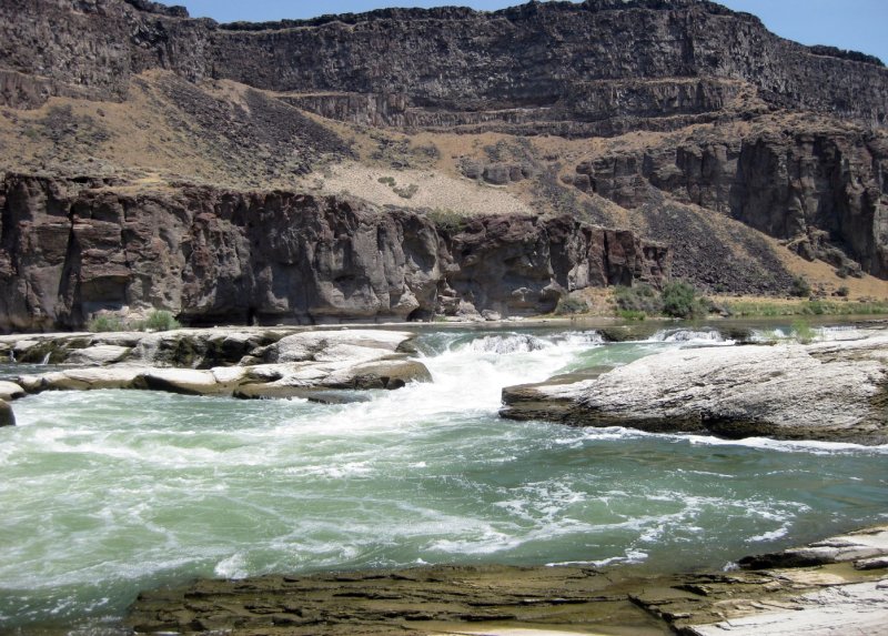 The Snake River Just Above Pillar Falls