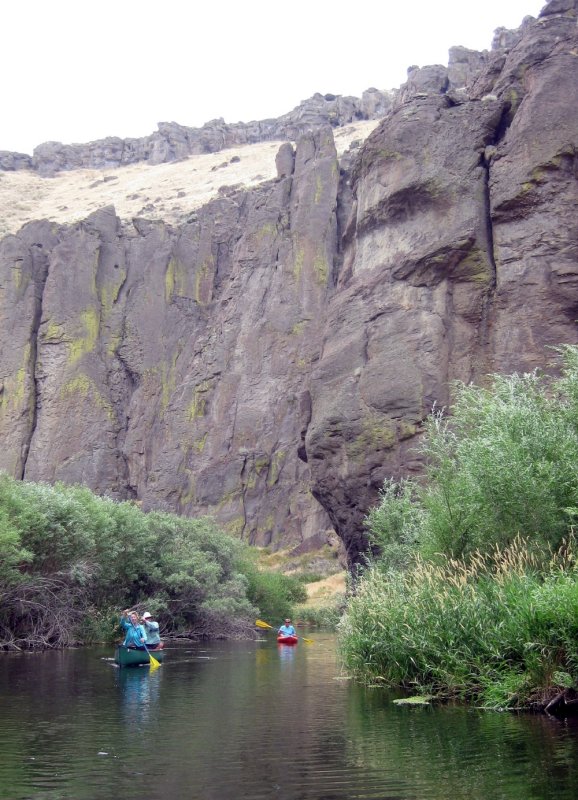 Evan and Britta on Salmon Falls Creek