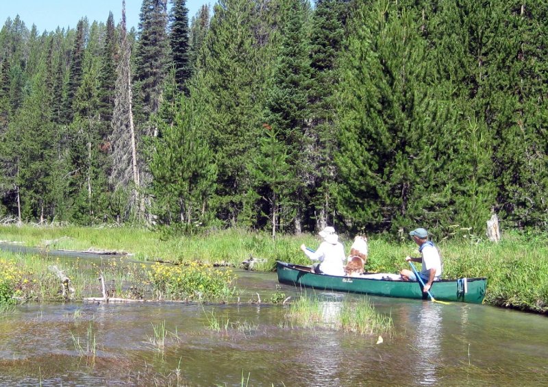 Lisa and Larry on Idahos Buffalo River