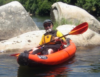 Dave Hellerstein on the American River