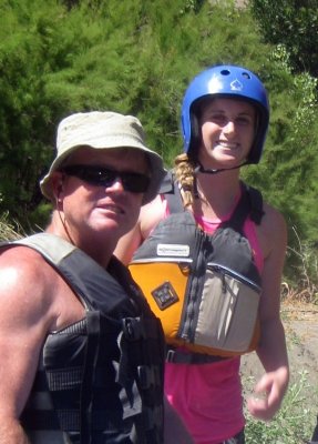 Larry and Hailey Gittings (Father and Daughter) at Cache Creek