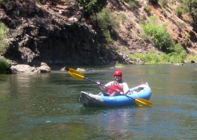 Kendra Milner Running Ruck-A-Chucky on the American River