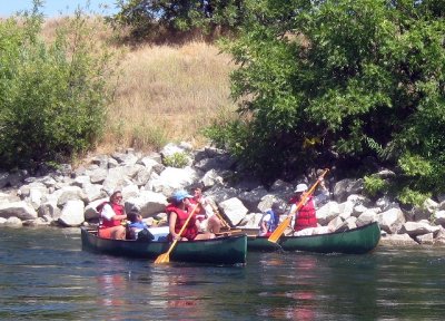 A Girl Scout Outing on the American River