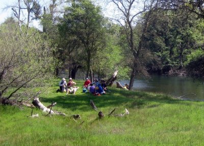 A Picnic Spot on the Stanislaus Downstream of Knight's Ferry 
