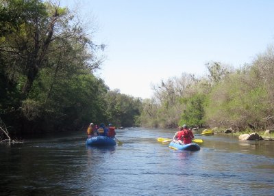 A Typical Scene on the Stanislaus River Downstream of Knight's Ferry