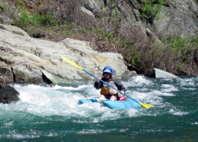 Suzie Q on the Shirttail Run of the American River