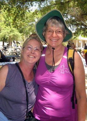 Lisa and Ingrid Gennity at the Whole Earth Festival
