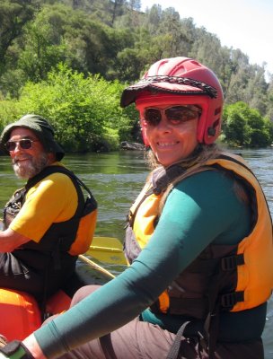 Carina Franco on the American River Gorge