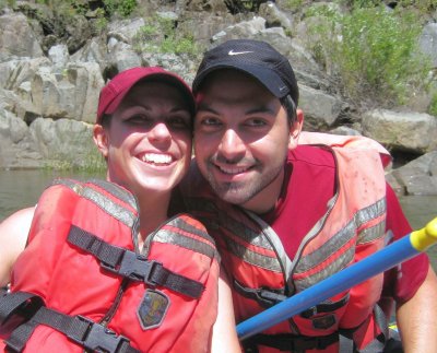 Christine Bartlett and Doug Alfaro on the American River 