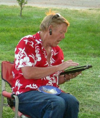 Meeting Tom Huson was One of the Pleasures of Our Trip 