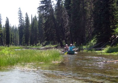 Evan Massaro and Britta Shafer on Idaho's Buffalo River
