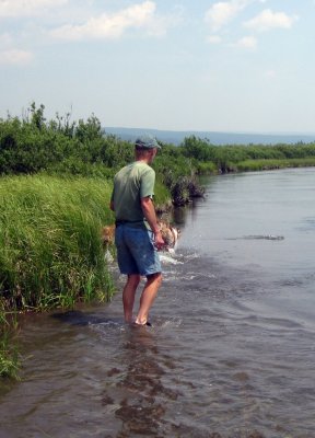 Stopping at a Gravel Bar for Some Stone Game Play
