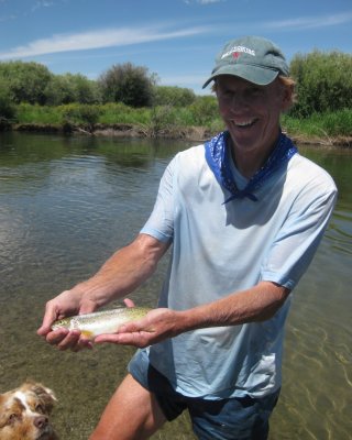 But Larry Catches the Big One -- by Hand