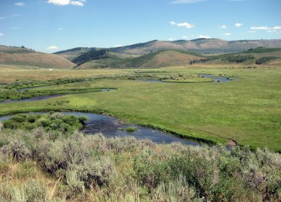 The Blackfoot River Near It's Source