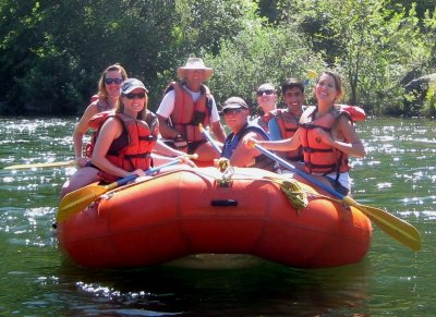 Kim Andregg and Crew on the American River