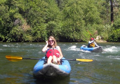 Suzie Q on the American River