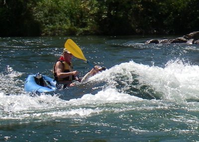 Larry Hazen and Lyrinda Snyderman Risking Death on the American River