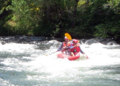 Lee Schmelter and John Mott on the Mokelumne