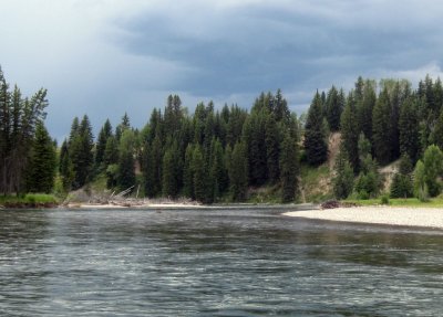 Floating the Snake Beneath the Tetons, Moran to Deadman's Bar 