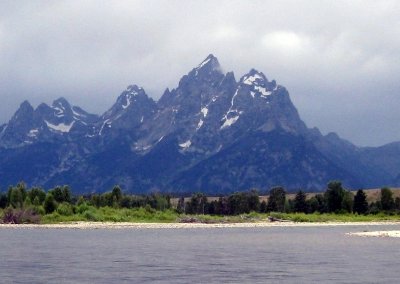 Floating the Snake Beneath the Tetons