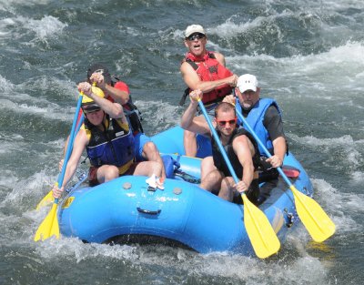 Just Above the Class III Satan's Cesspool Rapid on California's American River Gorge