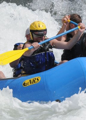 Glenn Mackney on the American River Gorge 