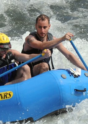 Thomas Daly on the American River Gorge  