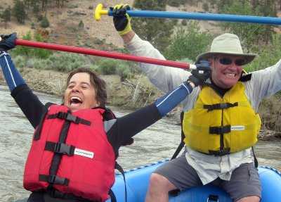 Evan Massaro and Norma Ferriz on the East Fork of the Carson -- II