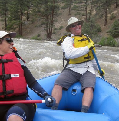 Evan Massaro and Norma Ferriz on the East Fork of the Carson -- III