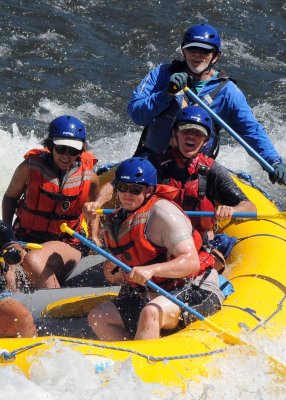 Gary's Niece Vanessa and Her Serious Boyfriend Max in the Boat (First Time White Water)