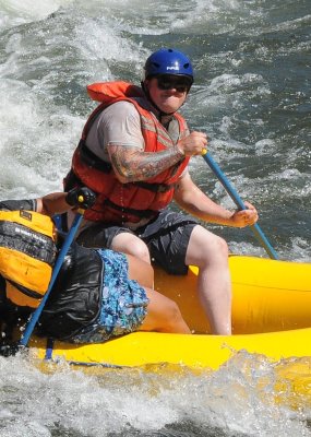 Max Hatton at Hospital Bar in the American River Gorge