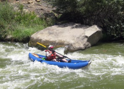 Lee Schmelter at the S-Curve on Cache Creek