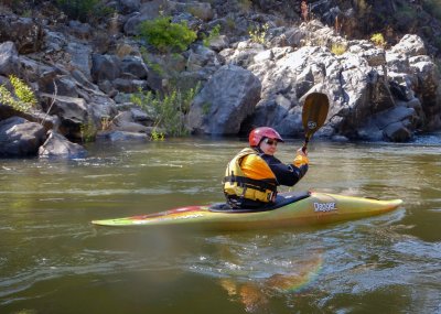 Ingrid Gennity on the South Fork Gorge