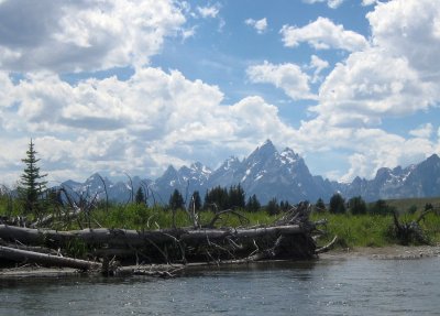Floating the Snake River Beneath the Grand Tetons