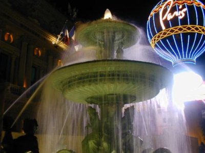 Paris Hotel Fountain