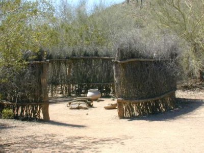 Indian Hut at the Botanical Gardens