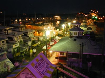 View of Marina from AJ's at Night