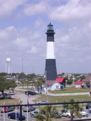 Tybee Lighthouse from Atop Fort Screven