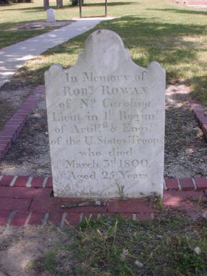 Grave Marker at Fort Pulaski