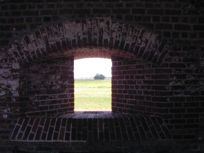 Inside the fort