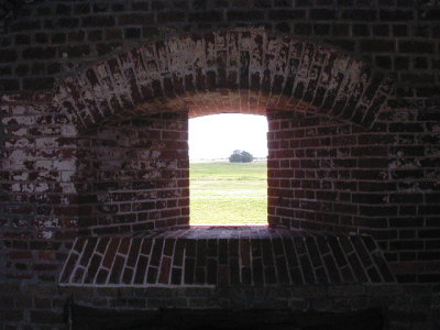 Inside the fort