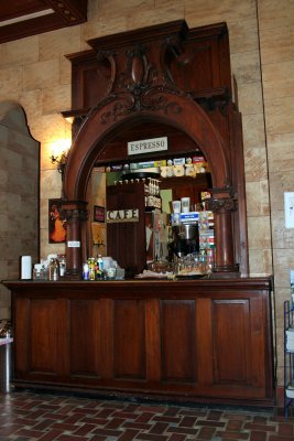 Espresso shop inside the Wachovia Bank