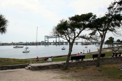 View from Castillo San Marcos fort