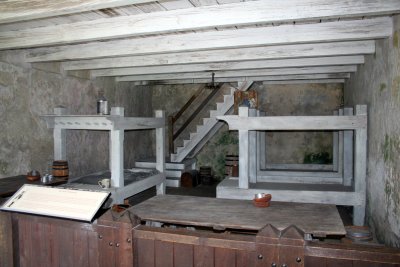 inside Castillo San Marcos fort