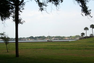 View near Castillo San Marcos fort