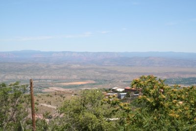 Overlooking the valley from Jerome AZ
