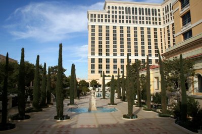 Outside the Bellagio