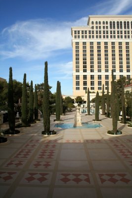 Outside the Bellagio